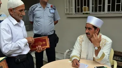 Mezarlıkta sınav yapıldı !