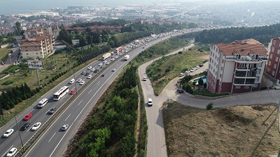 Yola çıkacaklar dikkat ! Havadan görüntülendi