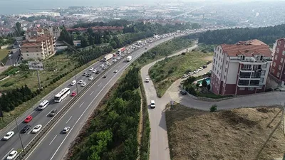 Yola çıkacaklar dikkat ! Havadan görüntülendi