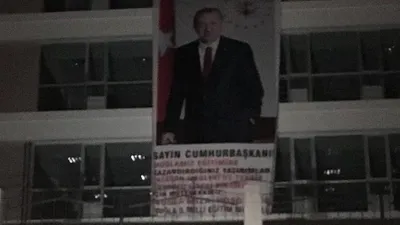 YSK'dan Erdoğan pankartına yasak
