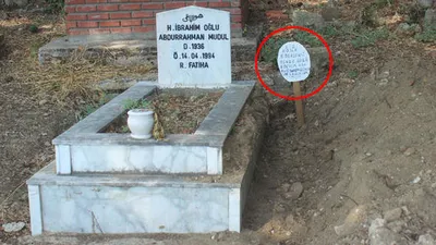 Mezarlıkta kan donduran görüntü !