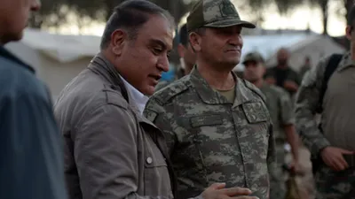 Korgeneral İsmail Metin Temel Afrin'de
