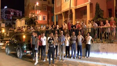 Kaza sonrası ilginç görüntü