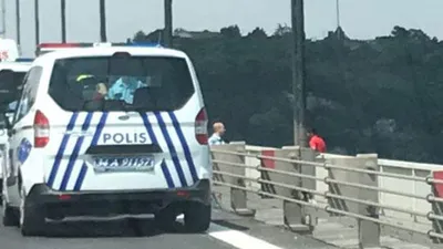Köprü trafiği kilitlendi ! İşte sebebi...