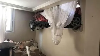 Dümdüz oldu ! Evden dehşete düşüren görüntü