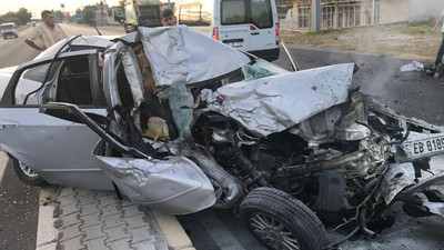 Temizlik işçisinin bacağı koptu