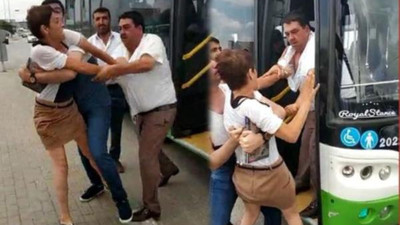 Sürücü eğitmeni ile halk otobüsü şoförü ile kavga etti