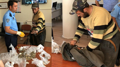 Gezgin dilenci zabıtaları şaşkına çevirdi !