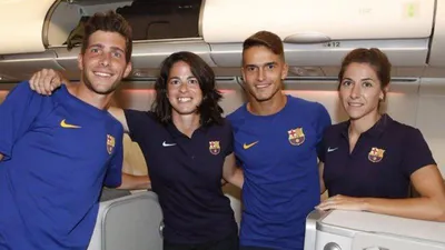 Barcelona'yı karıştıran fotoğraf ! Erkekler ve kadınlar...