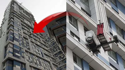 Vincin halatı koptu: 2 işçi yaralı