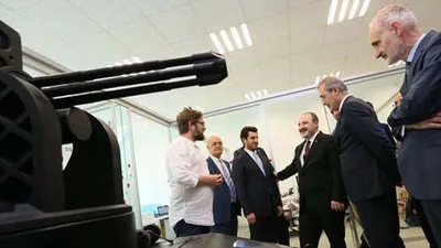 Son halini Bakan gördü: Dakikada 4 bin mermi atıyor