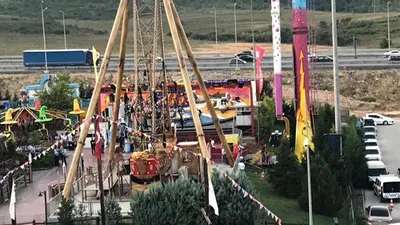Lunaparktaki eğlence ölümle bitti