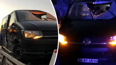 Kopan lastik camdan girdi...