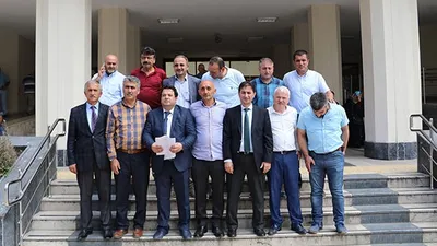 Rize'de 30 muhtar maaşlarını hazineye bıraktı