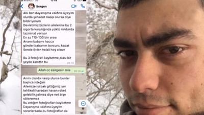 Şehidin vasiyeti yerine getirildi