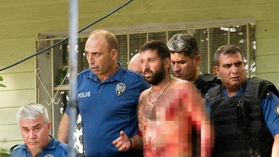 Evini ateşe verip polislere ateş etti !