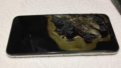 iPhone XS Max cebinde patladı ve alev aldı