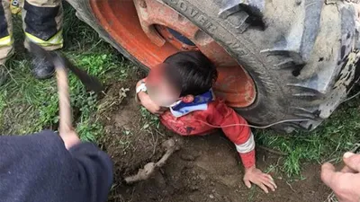 Küçük çocuğun kurtuluşunu babası anlattı