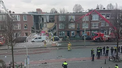 Hollanda'da korkutan patlama