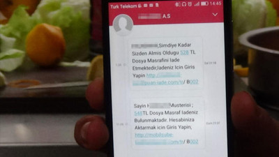 Telefonuna gelen SMS yüzünden 30 bin TL'sini kaptırdı!