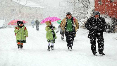 Eğitime kar engeli ! 24 ilde okullar tatil edildi