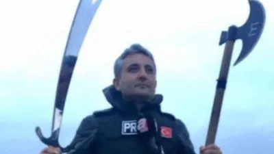 A Haber muhabirinden skandal fotoğraf !