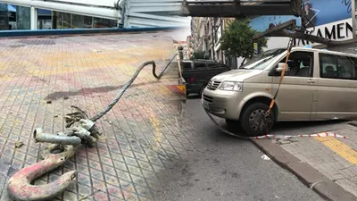 Şişli'de akılalmaz kaza !