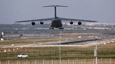 İncirlik Hava Üssü'nde savaş uçağı hareketliliği