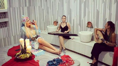 Selin Ciğerci gelin hamamı yaptı