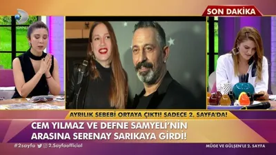 Cem Yılmaz Defne Samyeli aşkını Sereney Sarıkaya mı bitirdi ?