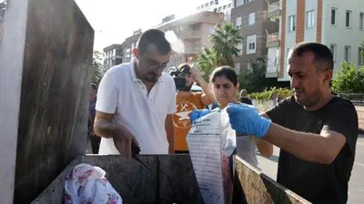 Çöp konteynerinde ''cenin'' alarmı !