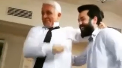 Talat Bulut'un bu görüntüleri olay oldu
