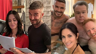 Güzel oyuncu ile ünlü futbolcunun jakuzi pozu olay oldu