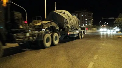 Suriye sınırında dikkat çeken sevkiyat