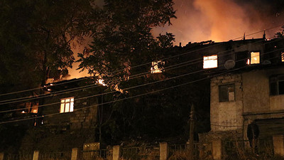 Ankara'da gecekondu yangını