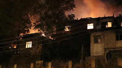 Ankara'da gecekondu yangını