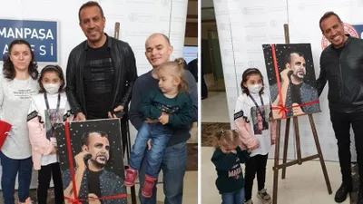 Haluk Levent yine çocukların yüzünü güldürdü