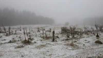 Bolu'ya mevsimin ilk karı düştü