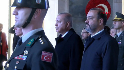 Devlet erkanı Anıtkabir'de