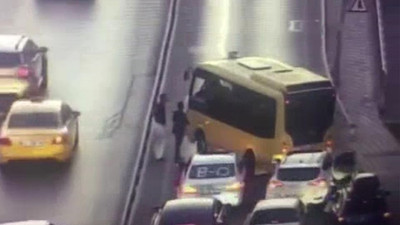 İstanbul trafiğinde ''pes'' dedirten anlar