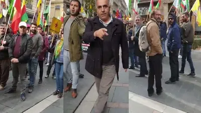 PKK yandaşlarının yüzüne ''Ne mutlu Türk'üm diyene'' diye haykırdı!