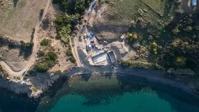 Karaburun'daki sit alanında yıkım başladı