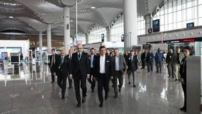 İmamoğlu İstanbul Havaalanı’nda incelemelerde bulundu