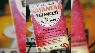 Tepki çeken eğlence iptal edildi
