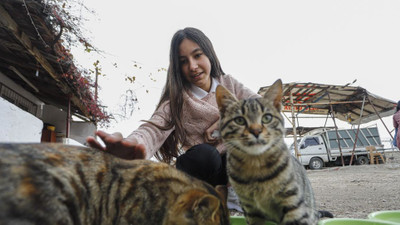 Sokak kedileri için harçlığı yetmeyince bakın ne yaptı