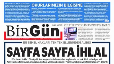 BirGün'e ilan cezası!