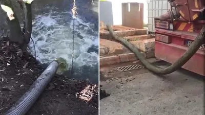 Skandal ! Vidanjör şoförü her şeyi kameraya kaydetti