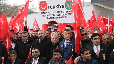 Gazilerden maaş kesintisi protestosu