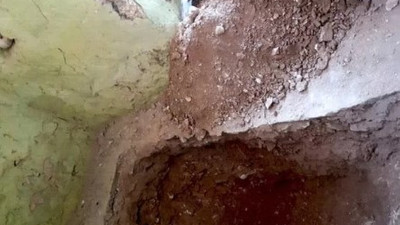 Yüzlerce adak adanan türbe boş çıktı
