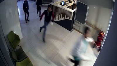 Bahçelievler'de hastanedeki saldırı kamerada !